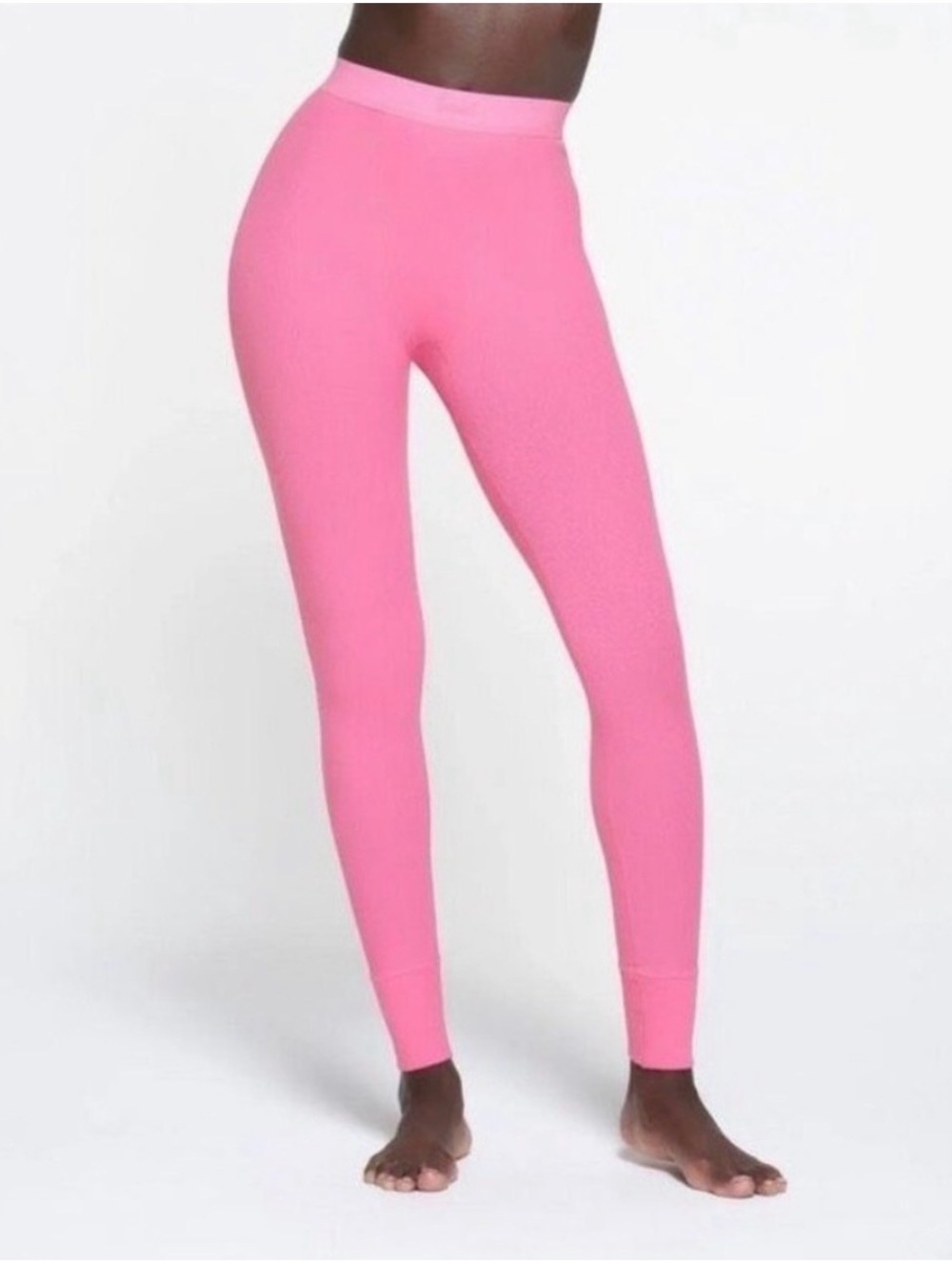 SKIMS Sugar Pink Seamless High-Rise Leggings NWT
